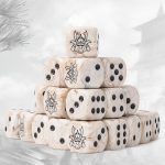 Parchment Marbled Dice