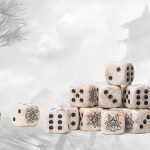 Parchment Marbled Dice