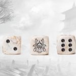 Parchment Marbled Dice