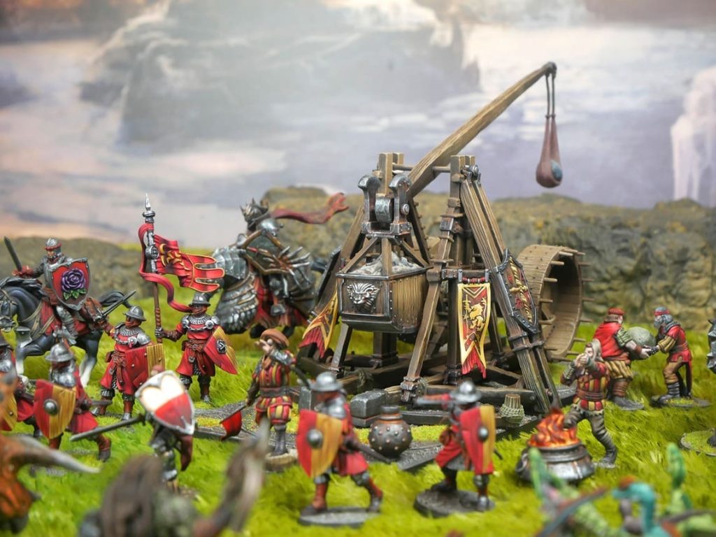 Hundred Kingdoms Trebuchet for Conquest - a miniature dark fantasy wargame.
