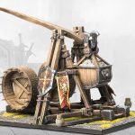 Hundred Kingdoms Trebuchet for Conquest - a miniature dark fantasy wargame.