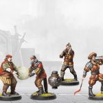 Hundred Kingdoms Trebuchet for Conquest - a miniature dark fantasy wargame.