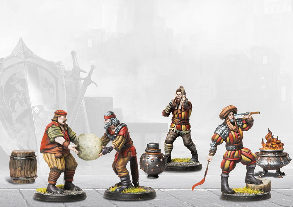 Hundred Kingdoms Trebuchet for Conquest - a miniature dark fantasy wargame.